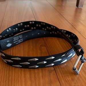 harley davidson studded belt